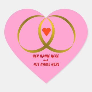 HEART & RING STICKER