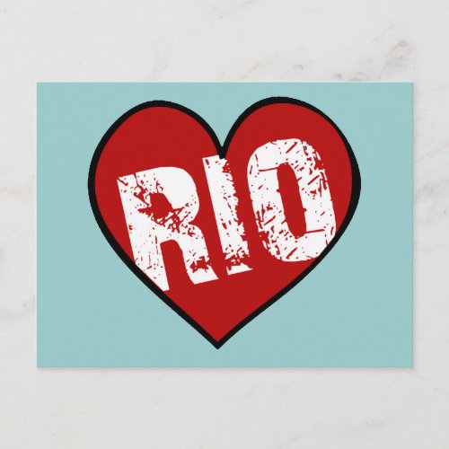 HEART RIO POSTCARD