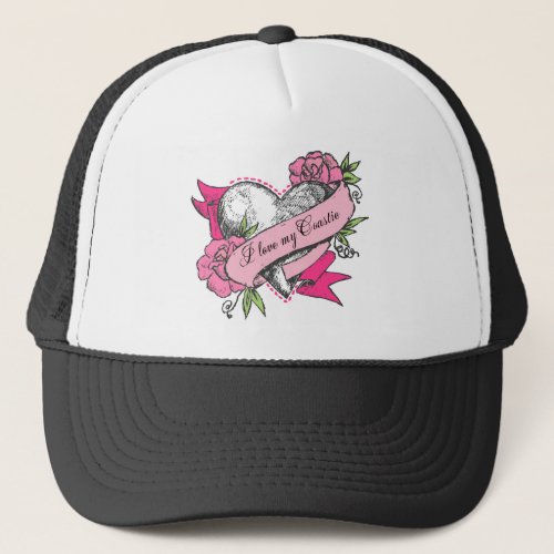 Heart  Roses Trucker Hat