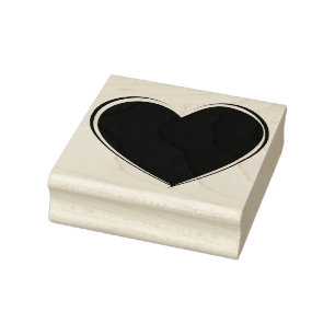 Heart Rubber Stamp