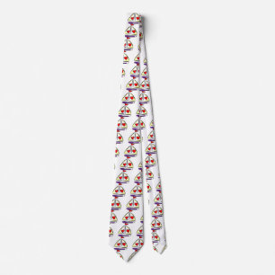 Heart Sailboat Neck Tie