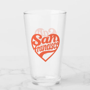 Heart San Francisco  Glass