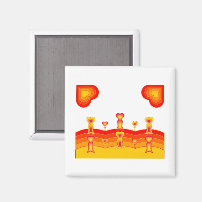 Heart-Scape Magnet (Front/Back)