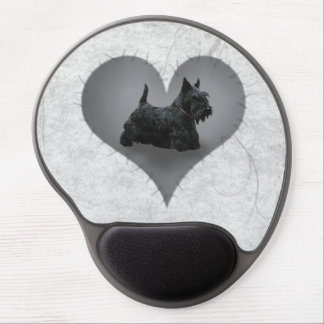 Heart Scottie Gel Mouse Pad