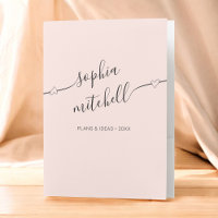 Heart Script Girly Blush Pink