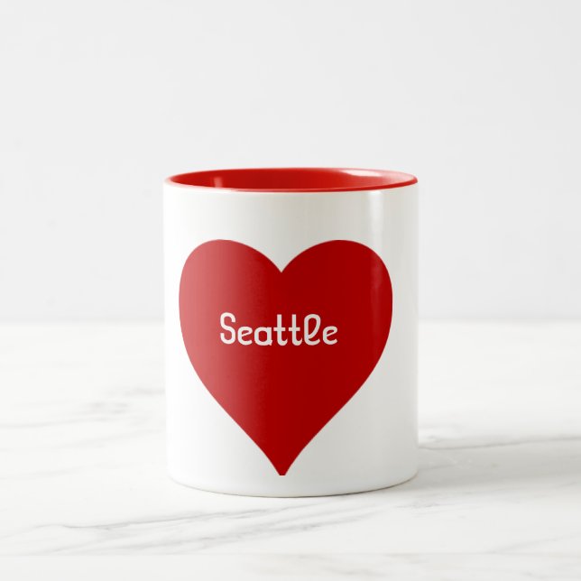 Heart Seattle Mug (Center)