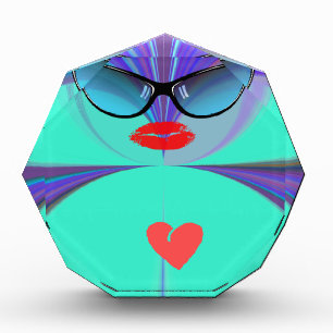 Heart Selfie Acrylic Award