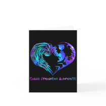 Heart Semicolon Suicide Prevention Awareness Week  Card
