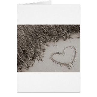 Heart Sepia Image Cards
