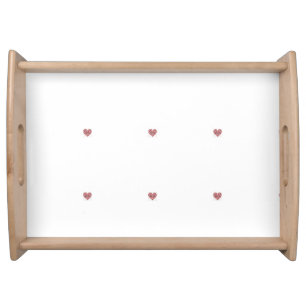 Heart serving trays