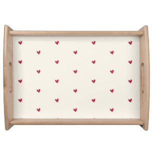 Heart serving trays