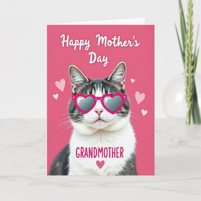 Heart Shades Mothers Day Card (Front)