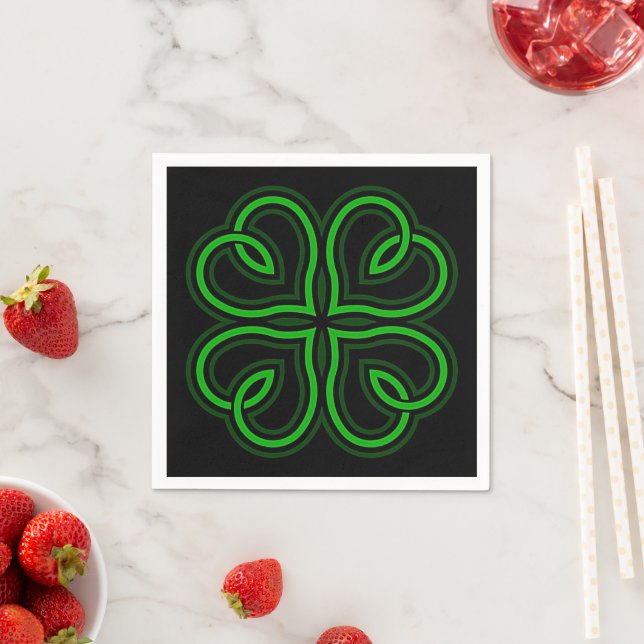 Heart Shamrock Napkins (Insitu)