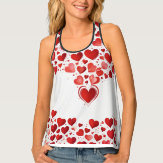 Heart shape design  tank top