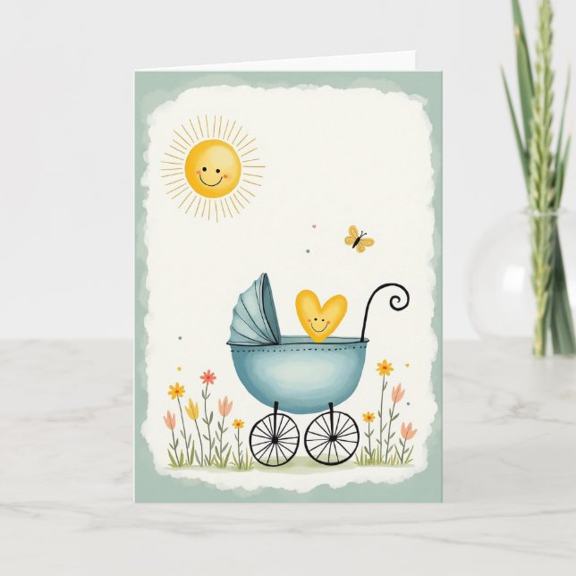 Heart Shape Fathers Day Card (Front)