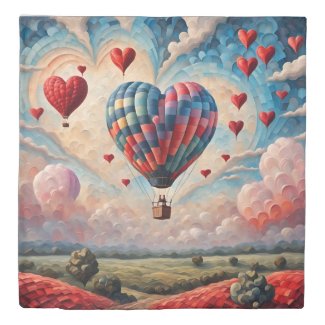 Heart Shape Hot Air Balloon 