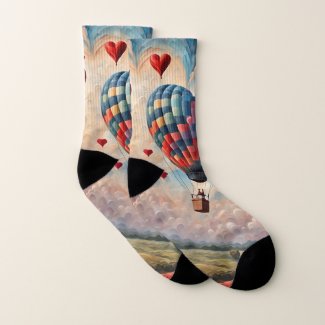 Heart Shape Hot Air Balloon 