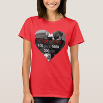 Heart Shape Personalized Photo T-Shirt Heart Shape Personalized Photo T-Shirt