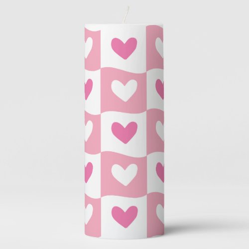 Heart Shape  Pillar Candle