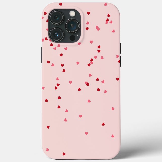heart shape pink and red heart  Case-Mate iPhone case (Back)