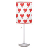 Heart Shape Red Cute Love Character Design Table Lamp (Right)