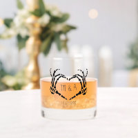Heart Shape Skeleton Hands Personalized Wedding