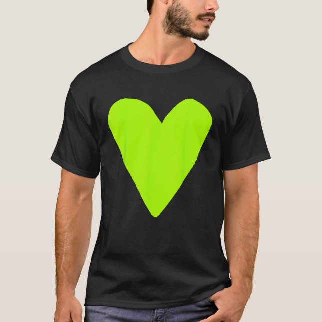 Heart Shape Symbol Love Kindness Peace Spring Bud T-Shirt (Front)