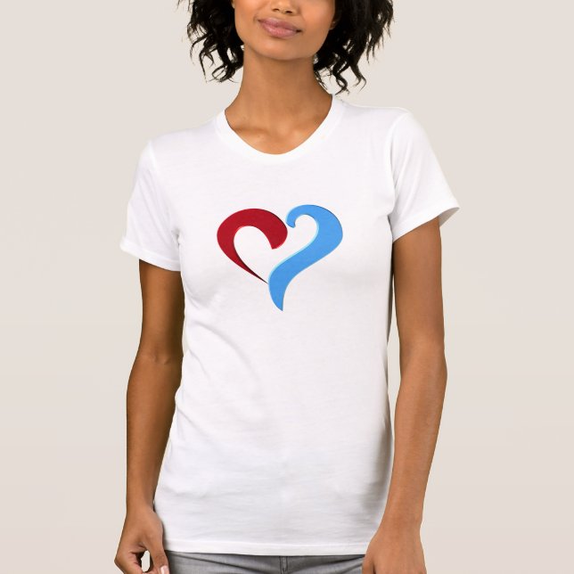 Heart shape T-Shirt (Front)