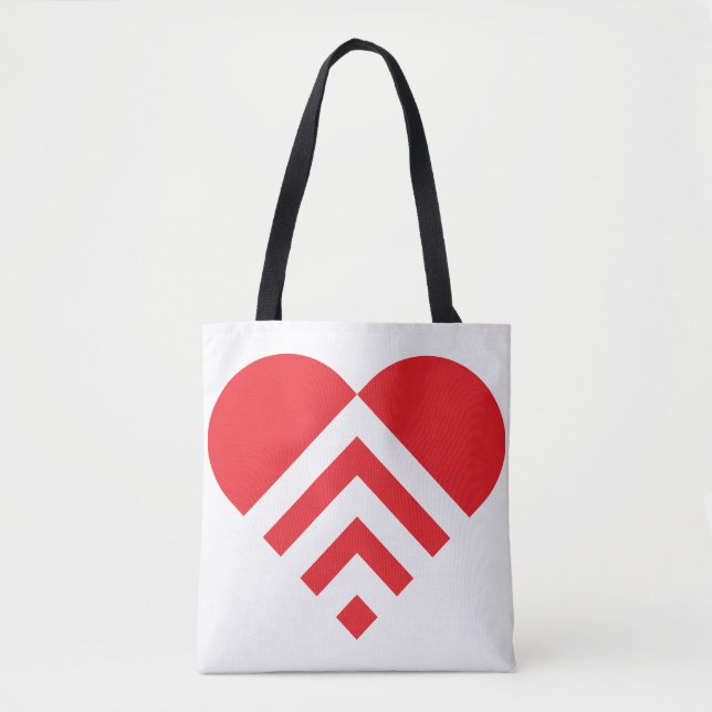 Heart Shape Tote Bag (Front)