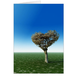 Heart Shape Tree Cards