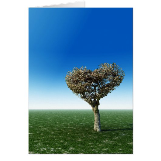 Heart Shape Tree Cards (Front)