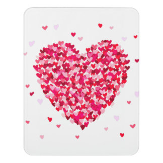 Heart Shape Valentines Day Love Gift Door Sign