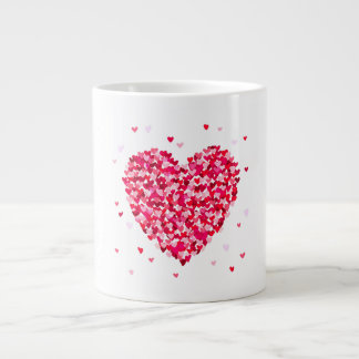 Heart Shape Valentines Day Love Gift Giant Coffee Mug
