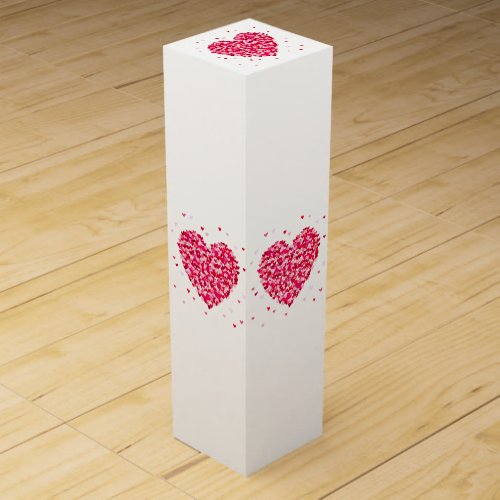 Heart Shape Valentines Day Love Gift Wine Box