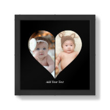 Heart Shaped 2 Photo Collage