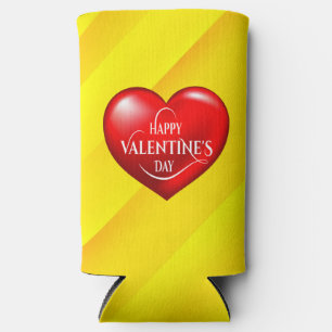 Heart Shaped 3d Red Love Symbol-50420 Seltzer Can Cooler