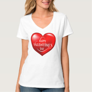 Heart Shaped 3d Red Love Symbol-50420 T-Shirt