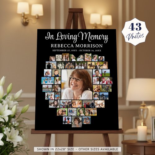 Heart Shaped 43 Photos In Loving Memory Memorial