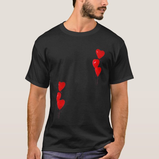 heart shaped balloon T-Shirt (Front)