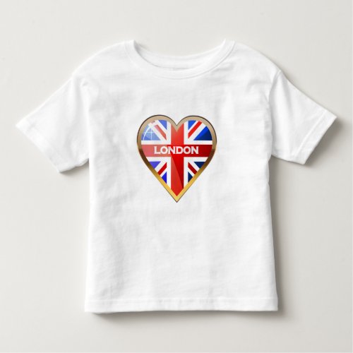 Heart_Shaped British Flag Toddler T_shirt