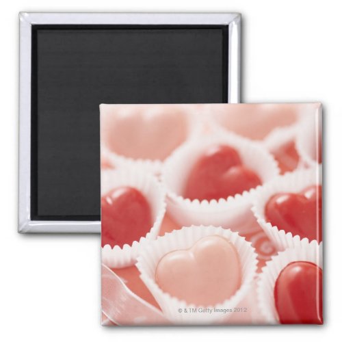 Heart_shaped candies magnet