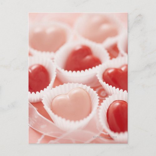 Heart_shaped candies postcard