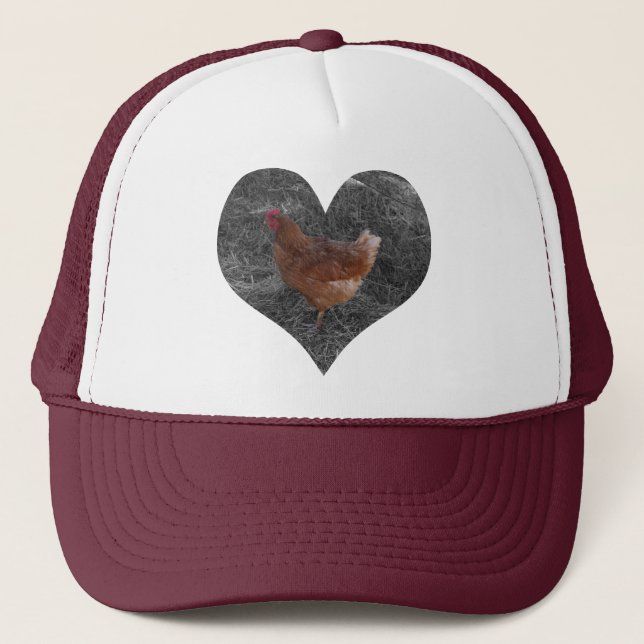 Heart Shaped Chicken Hat (Front)