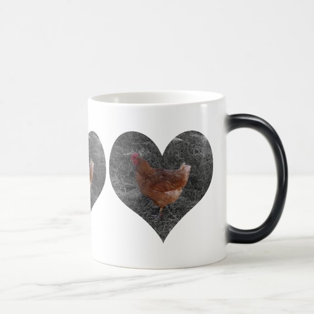 Heart Shaped Chicken Mug (Right)