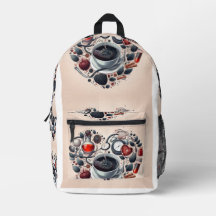 Heart-Shaped Coffee Cup Cozy Atmosphere Bag