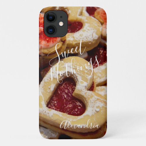 Heart Shaped Cookie Sweet Nothings iPhone 11 Case