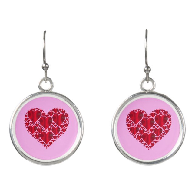 Heart Shaped Design Earrings (Front)