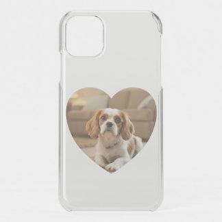 Heart-Shaped Dog Design – “Happiness on Four Paws” iPhone 11 Case