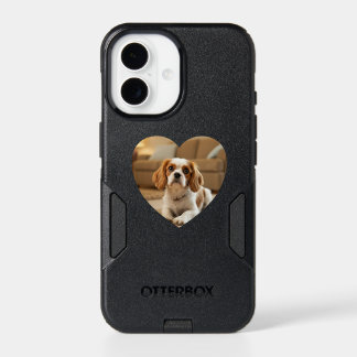 Heart-Shaped Dog Design iPhone 17 Case