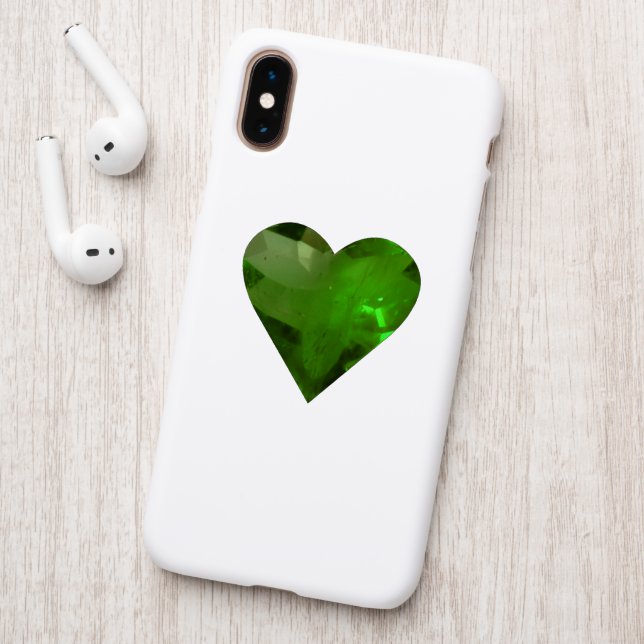 Heart‑Shaped Emerald Patch (On Phone Back)